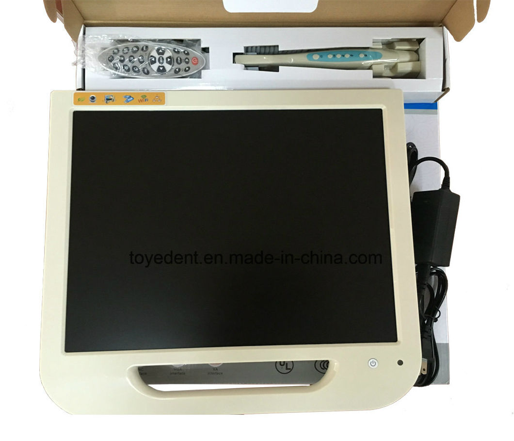 17 Inch LCD Monitor Screen Dental Intraoral Camera with Wired WiFi