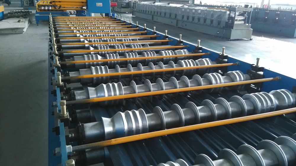 Glazed Steel Tile Roofing Roll Forming Machine Roll Formers
