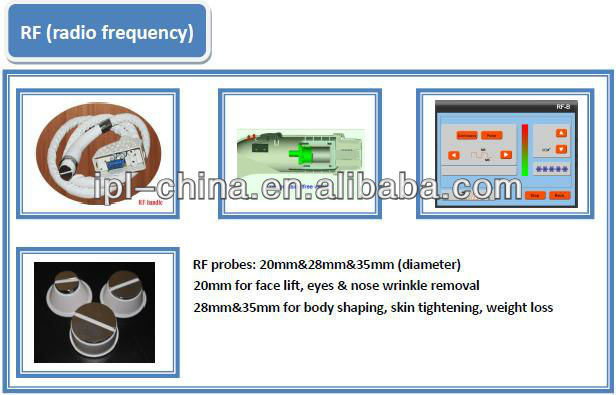 4 Handles E-Light IPL RF Laser Cavitation Salon Equipment