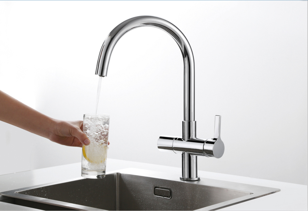 Simple Design Triflow Kitchen Faucet Drinking Water Faucet