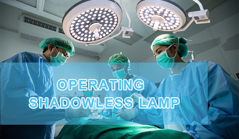 Vertical Movable Cold Light Shadowless Operating Lamp for Medical Supply