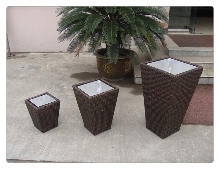 Flower Planters/Rattan Flower Planters/Rattan Garden Planters (WFPE-18107)