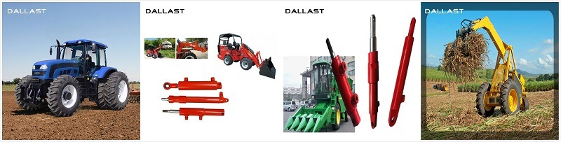 Forklift Loaders Packing Machine Double Acting Hydraulic Oil Cylinder