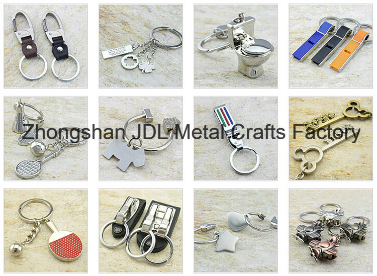 Zinc Alloy Plating Nickel Key Ring Calendar Bottle Opener