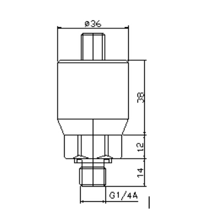 Digital Pressure Switch with Function of Measurement, Output and Control