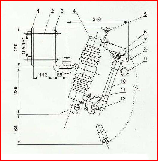 Medium Voltage Drop out Fuse Cut out