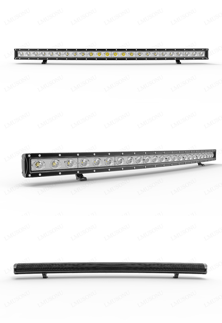 Lmusonu New Arrival Single Row 38.9 Inch 12V Waterproof IP67 LED Offroad Light Bar 120W