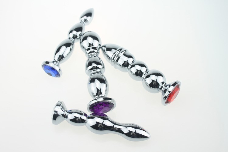 New Products Sex Toy Silver Stainless Steel Metal Anal Plug