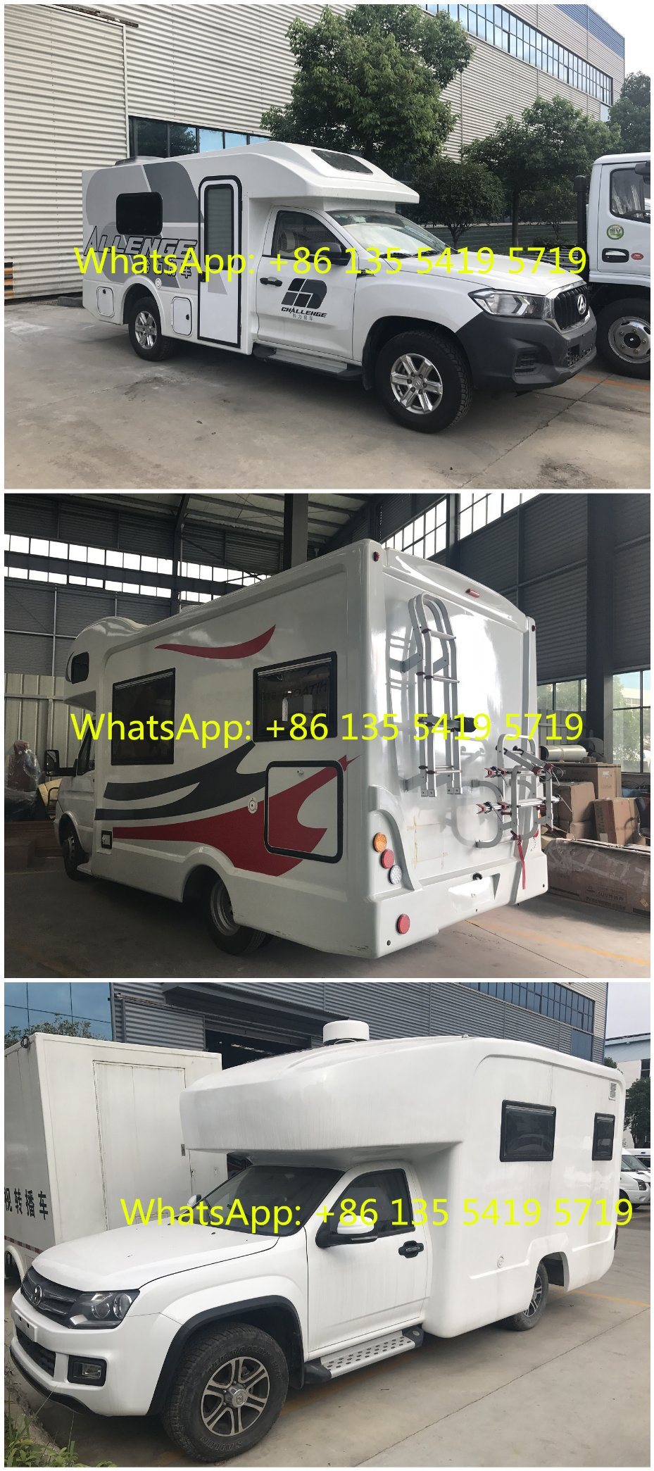 China RV / Caravan / Camper Luxury Vacation Touring Car Recreational Vehicle for Sale