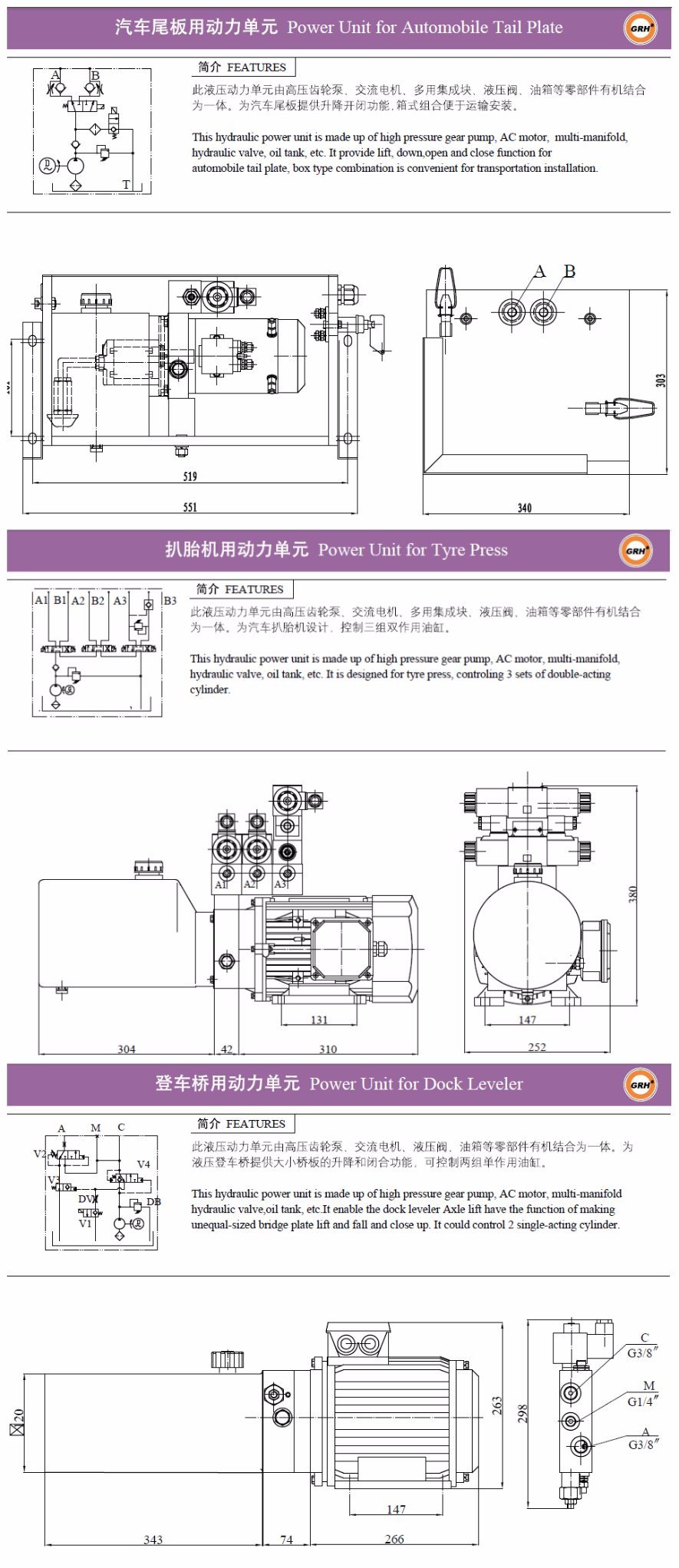 Micro Power Unit for Medical Equipment with DC Motor 24V