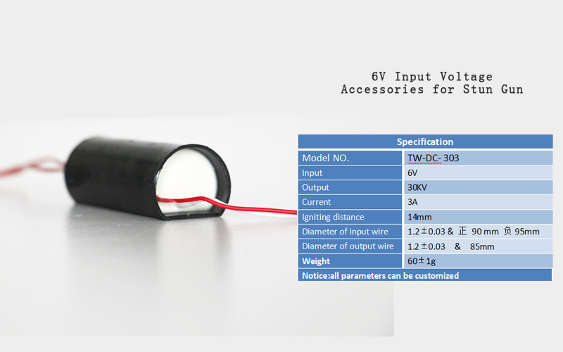 6V to 30000V High Voltage Transformer Boost Step-up Power Module for Stun Gun