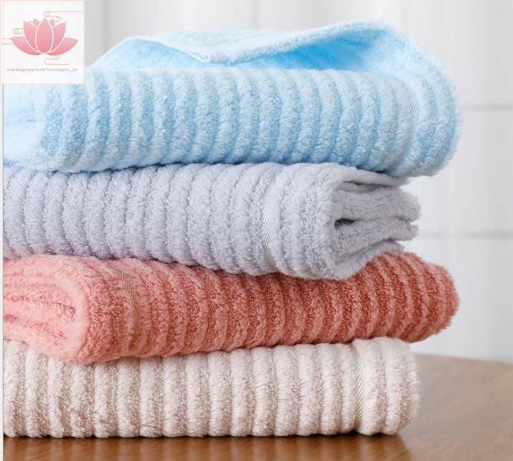 Promotional Luxury Hotel Plain Cotton Sport Washing Terry Face Towels