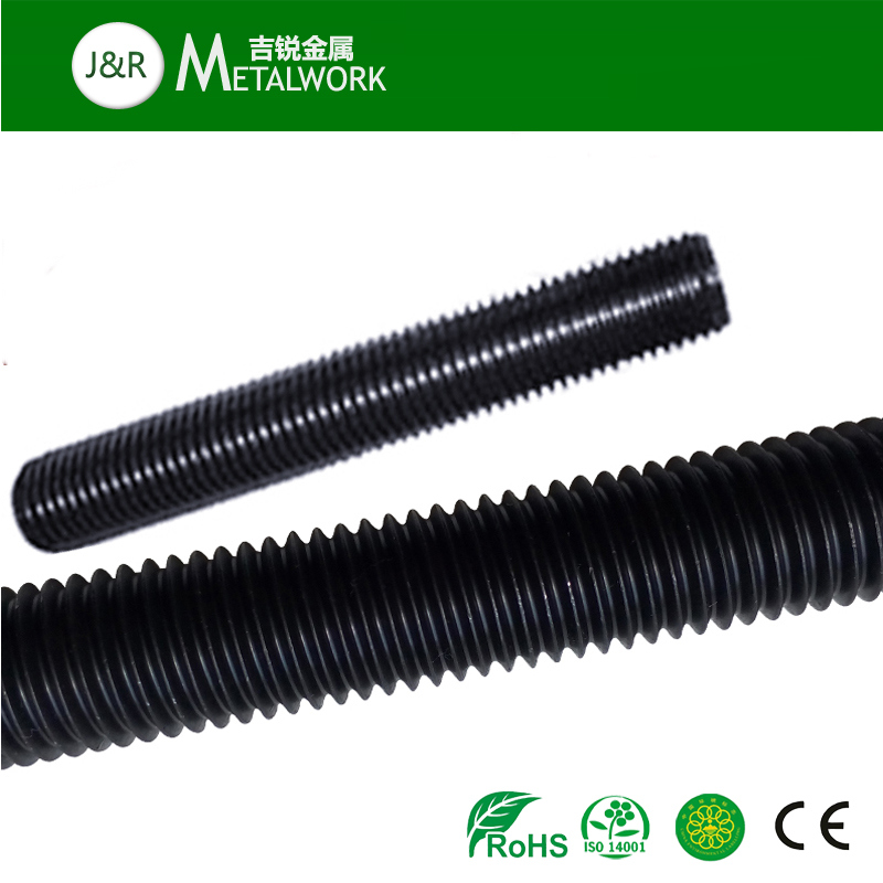 M10 Carbon Steel Black Oxide Full Thread Stud Bolt (DIN976)