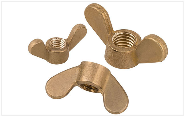 Brass Round Wing Wing Nut