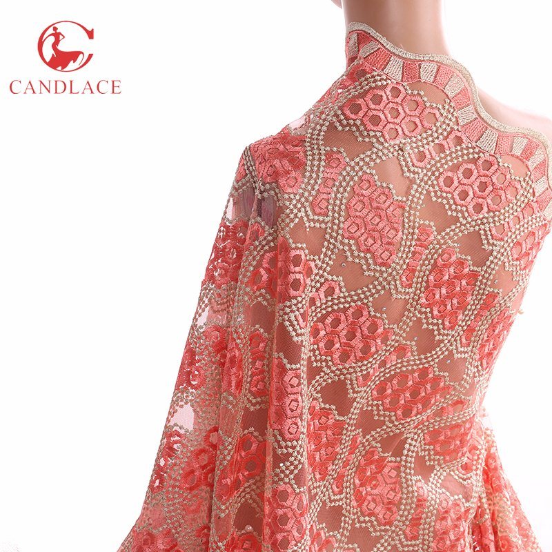 High Quality Fashion Tulle Lace Fabric with High Quality