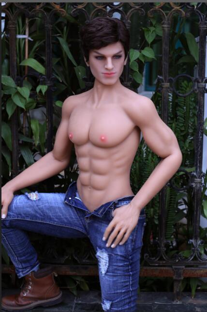 168cm Life Size Platinum Lifelike Silicone Muscle Strong Male Sex Doll for Female Masturbation