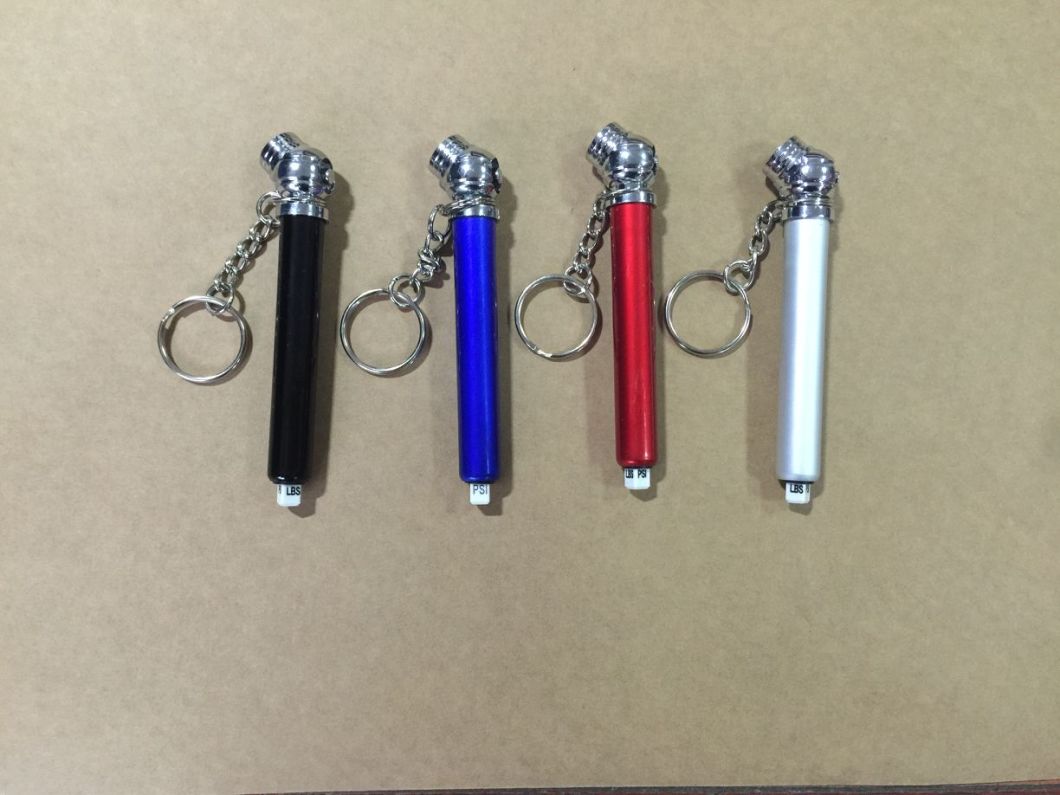 Promotional Mini Tire Gauge with /Portable Pressure Tester with Keychains
