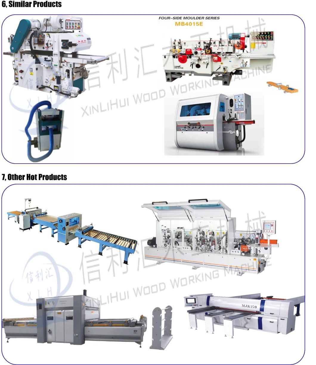 Four Side Moulder Planer with Sheild 230mm/ Multi - Axis Cross - Saw Cutting Machine