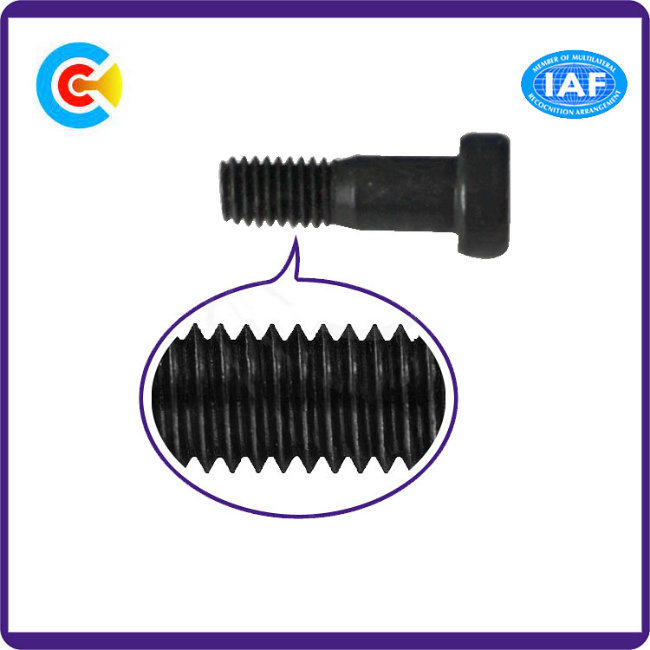 Six Lobe Head Step Screws Special Black High Strength Bolts