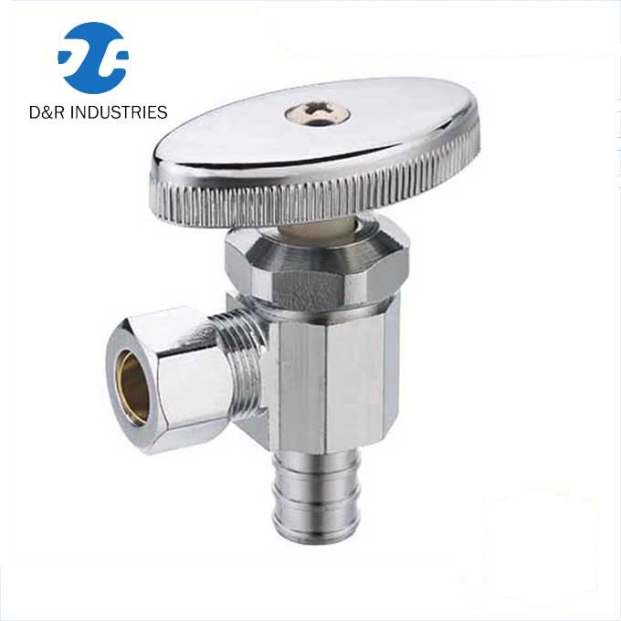 Bathroom Medium Pressure 90 Degree Brass Angle Valve