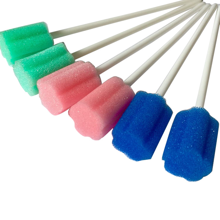 Medical Using Sterile Disposable Sodium Bicarbonate Personal Care Sponge Foam Oral Mouth Swab