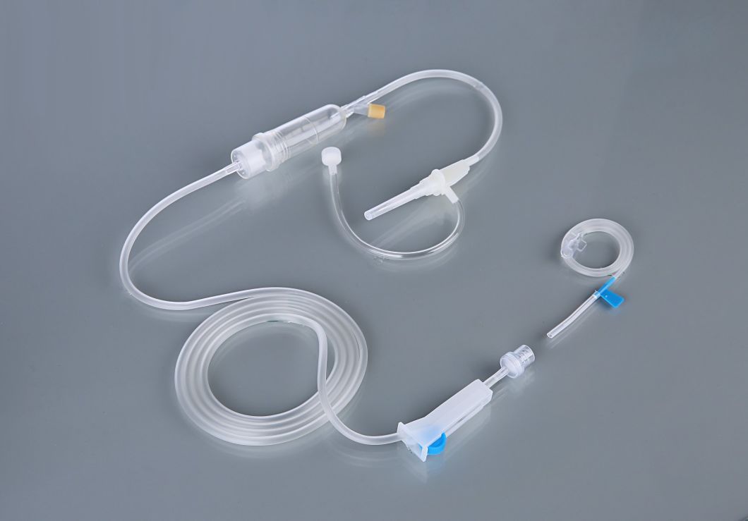 Plastic Medical Sterile Infusion Disposable Set with Single Wing Needle