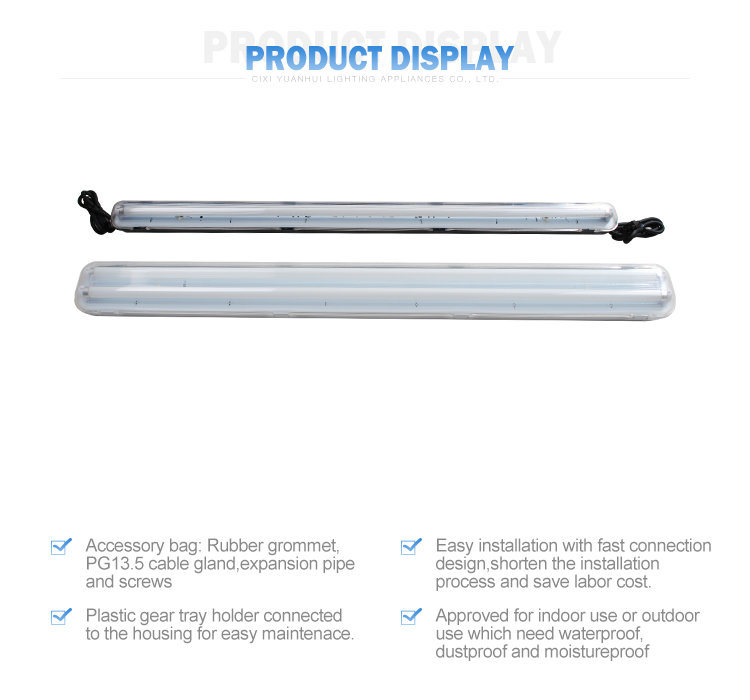 Office Workshop Fluorescent T5 Tube Light, Connectable LED T5 Light Fixture, SMD2835 T5 Integrated LED Tube Light