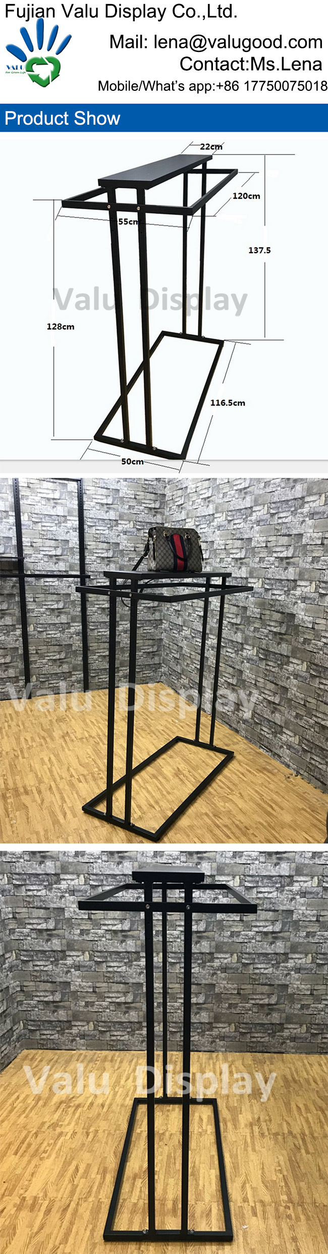 Clothing Rack for Garment Store Display