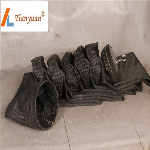 Carbon Black Non Alkali Fiberglass Filter Bag with E-PTFE
