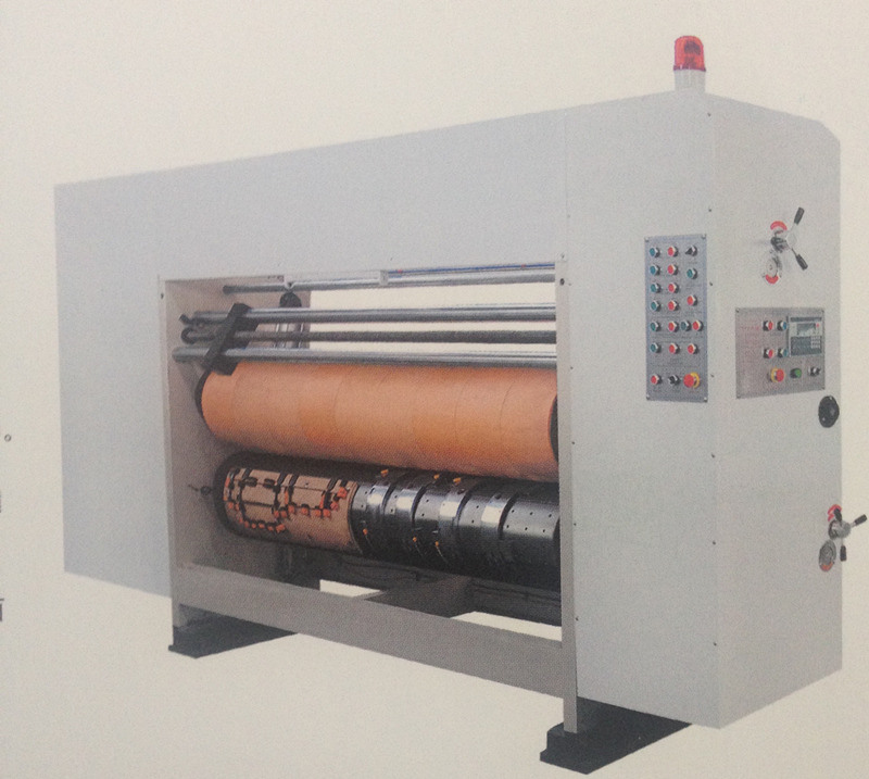 Chain feeding Four Color Corrugated Cardboard Printing Slotting Die-cutting Machine