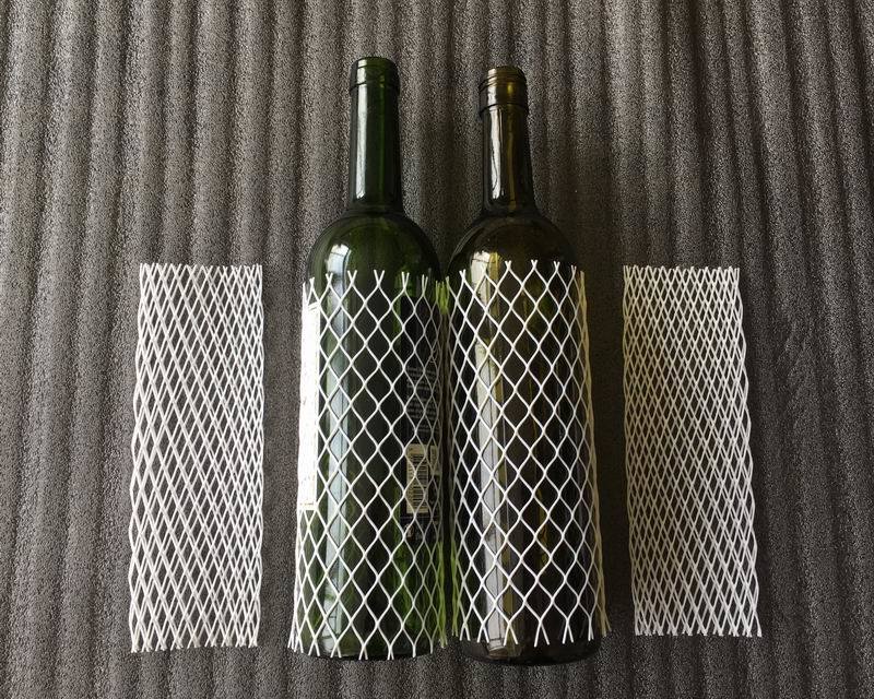 Wine Bottle and Fresh Fruit Protective Expanding Packaging Foam Mesh Sleeve Net