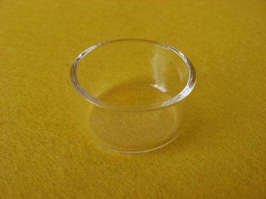 Round Clear Quartz Petri Dish with Lid