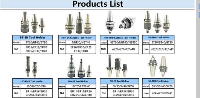 CNC Tool Bt-C Power Milling Chuck Collet Holder for CNC Machine