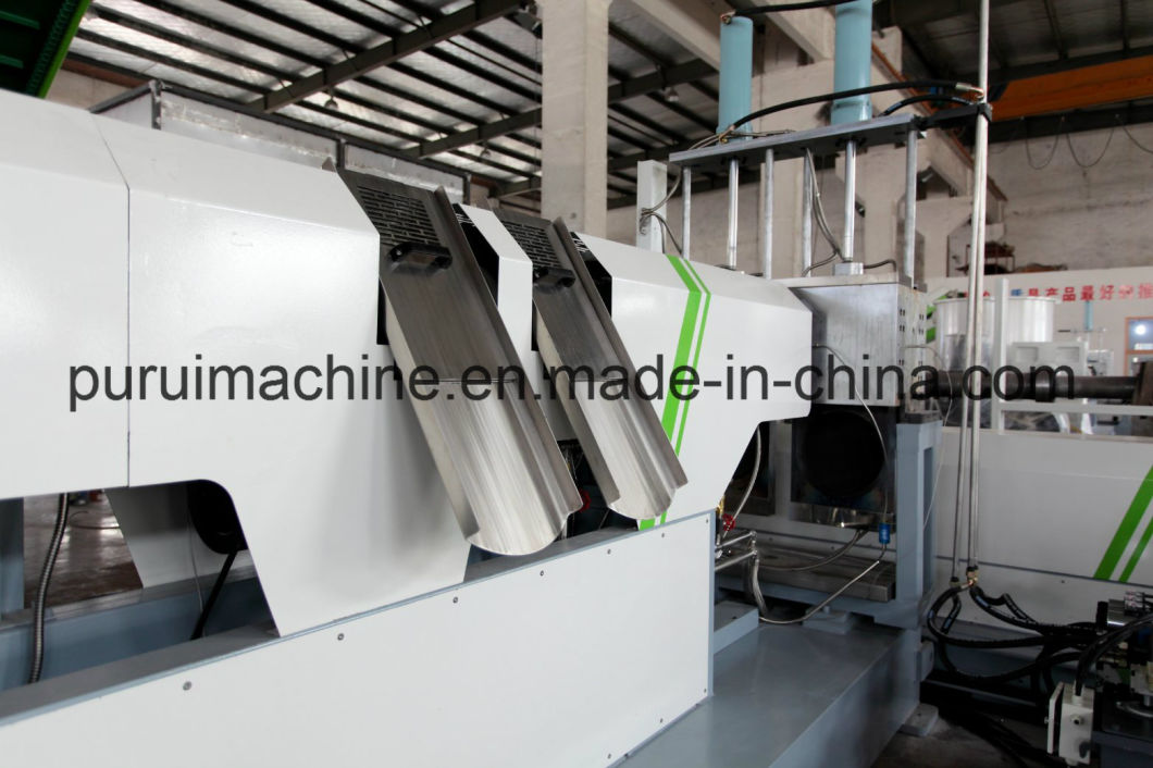 Single Screw Waste Plastic Granulating Machine with Die Face Cutting