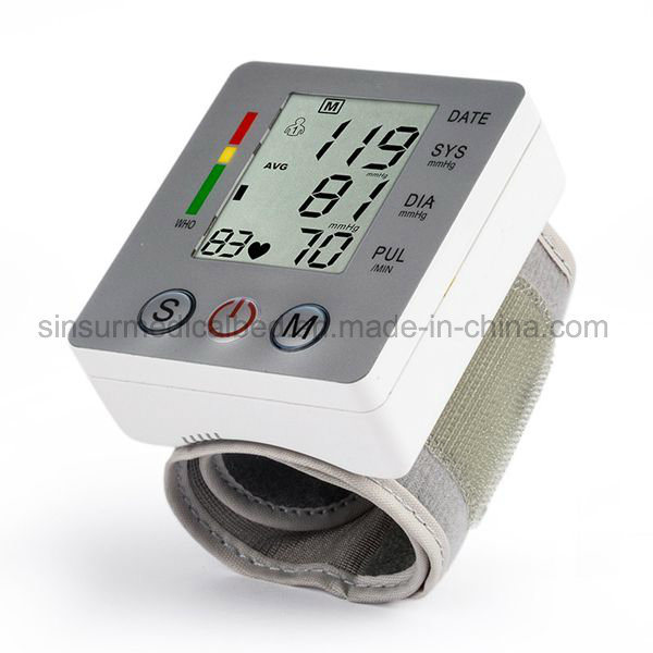 Hospital Home Use Automatic Digital Wrist Blood Pressure Monitor
