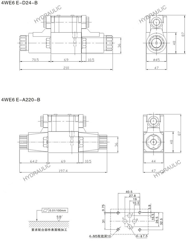 Rexroth Hydraulic Directional Control Valve 4we6e61-Cg24n9z5l