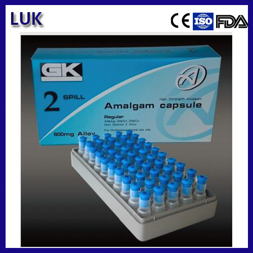 Hot Sale 600mg Gk Dental Amalgam Spill Capsules (CE & ISO)