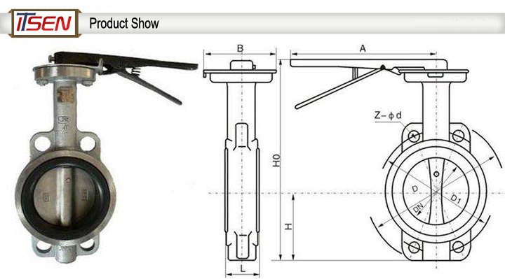 ISO 5752 Pn10 Stainless Steel Stem Electric Actuato Butterfly Valve