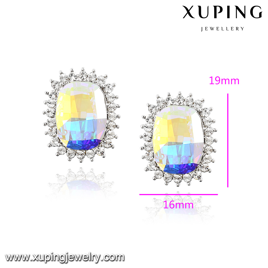 Xuping Luxury Earring Fashion Jewelry, Stud Women Earring Crystals with Swarovski Elements Jewelry