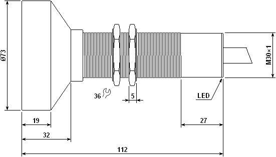 Ultrasonic Level Sensor / for Liquids / for Tanks / Non-Contact 4-20mA / 0-5V / 0-10V