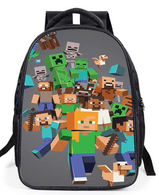 School Backpack Children Outdoor Bag Cartoon Lego Backpack Bag Yf-Sbz2213