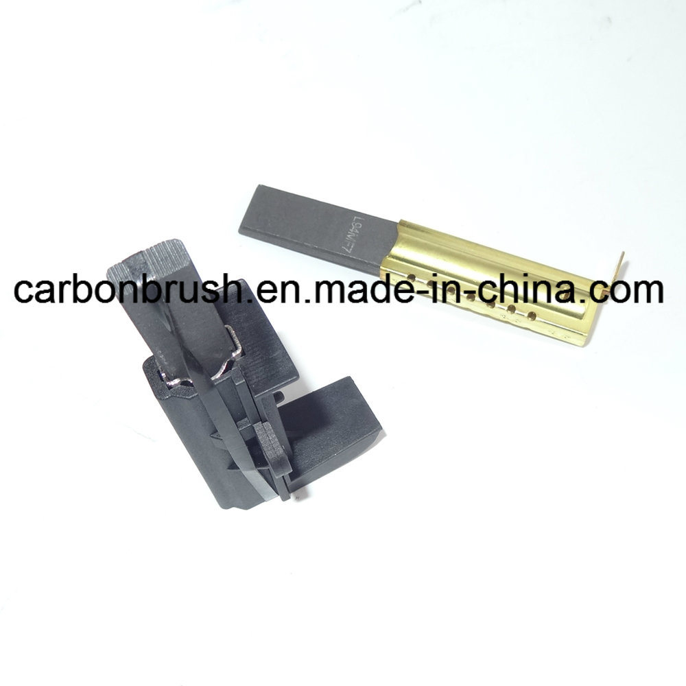 Carbon brush and carbon brush holder for vacuum cleaner