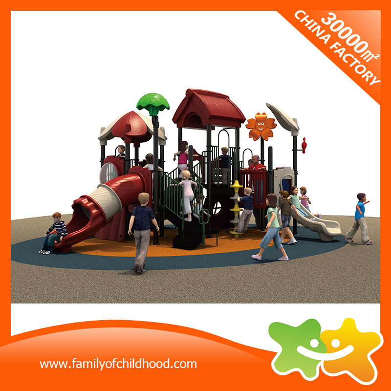 Outdoor Play House Amusement Equipment Plastic Spiral Slide for Children