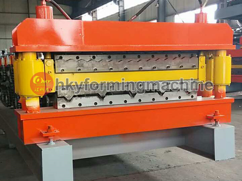 Double Layer Glazed Tile Corrugated Steel Roof Roofing Sheet Roll Forming Machine with Good Quality and Lower Price