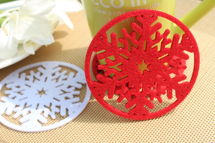 The Newest Products Felt Doily Coaster Cup Coaster