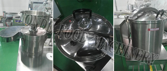 Commercial High Pressure Boiled Gas Soybean Milk Machine