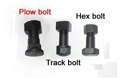 Machine Parts 3K9770 Hex Bolt/Plow Bolt/Track Bolt