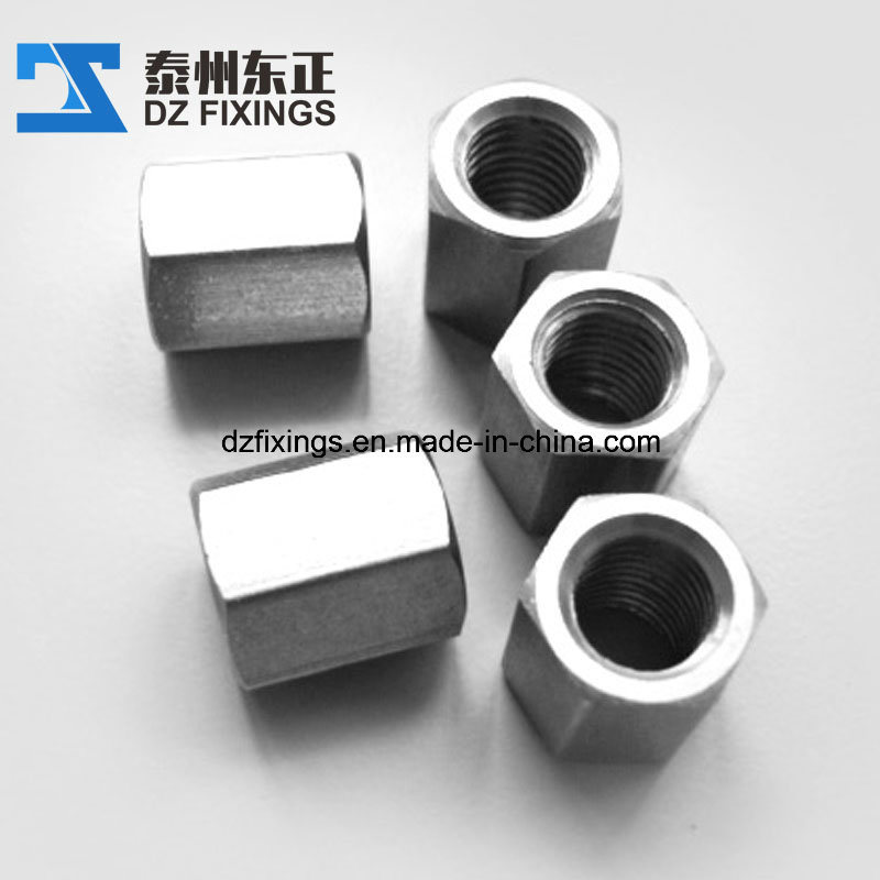 Stainless Steel Hex Long Nut/Coupling Nut (DIN6334)