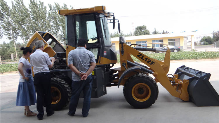 Zl12f Rated Load Mini Hydraulic Wheel Loader Ce Approved