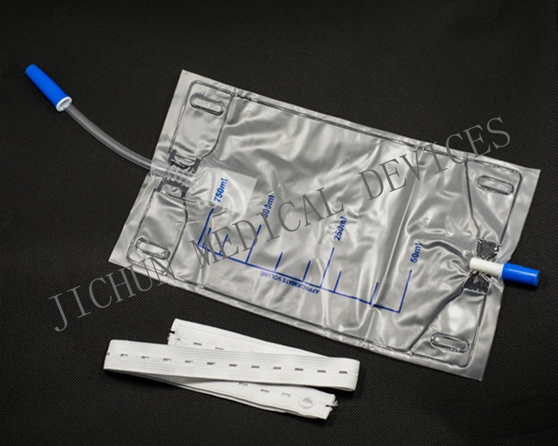 2000ml Disposable Urine Bag with Push Pull Valve